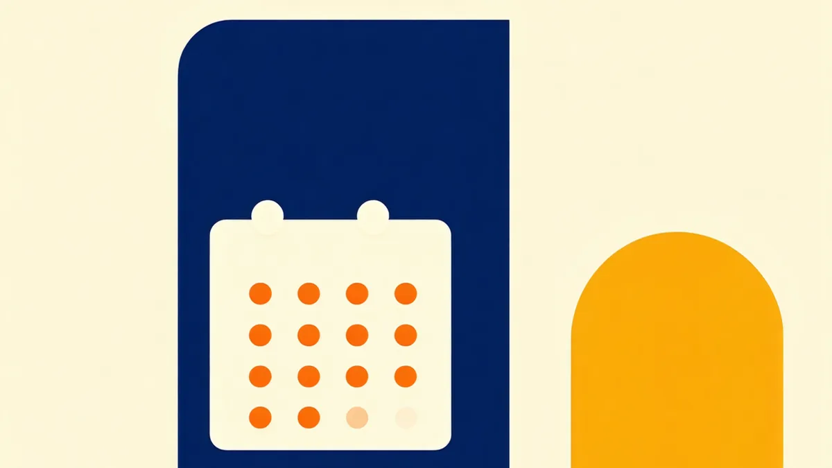 Editorial illustration representing time measurement and hiring speed benchmarks